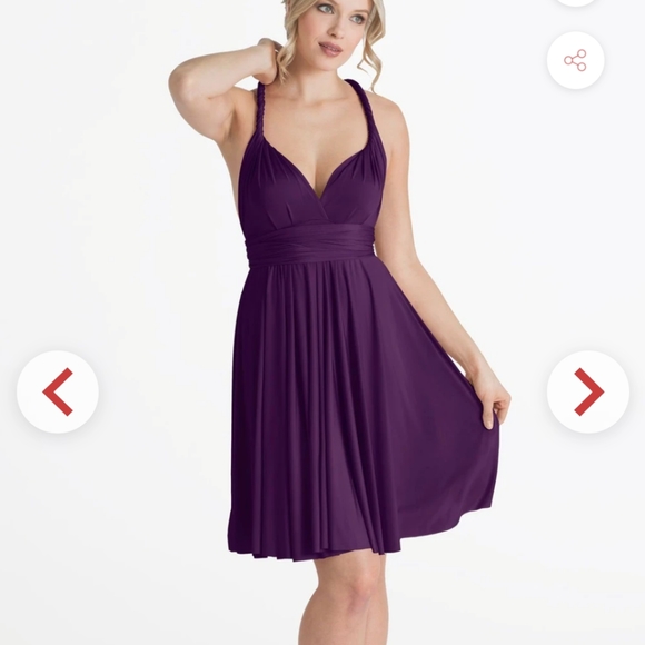 Henkaa Sakura Midi Convertible Infinity Dress - Picture 2 of 6